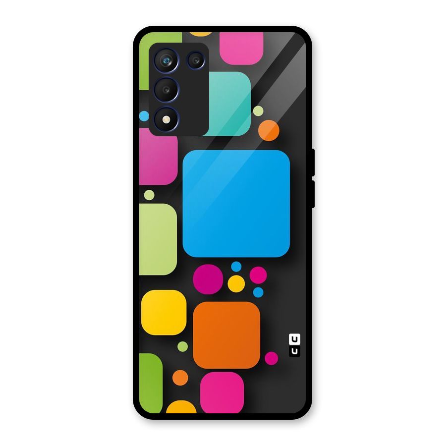 Color Boxes Abstract Glass Back Case for Realme 9 5G Speed