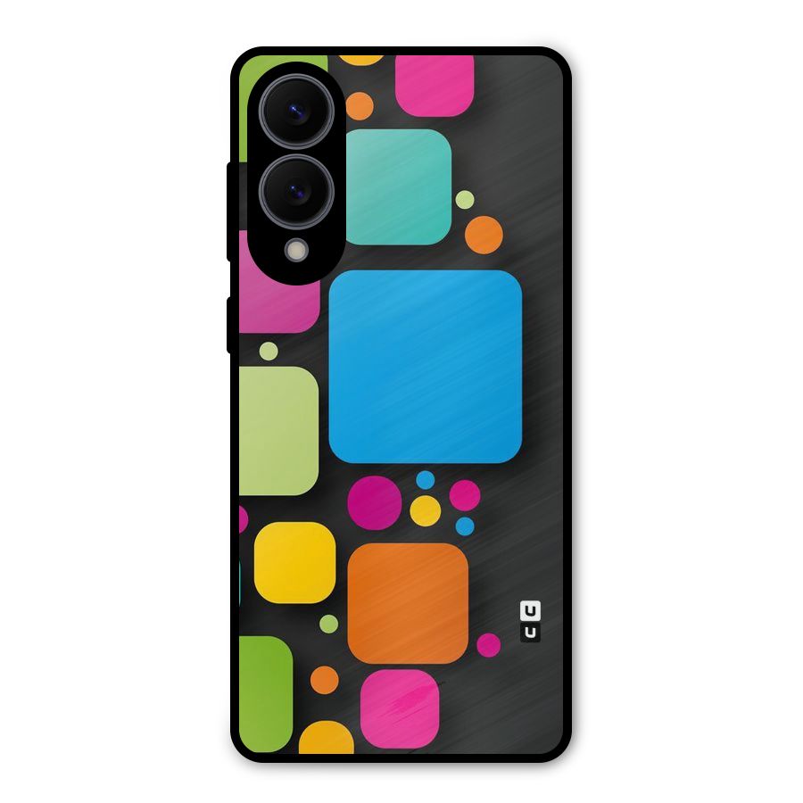 Color Boxes Abstract Metal Back Case for Galaxy S25 Edge