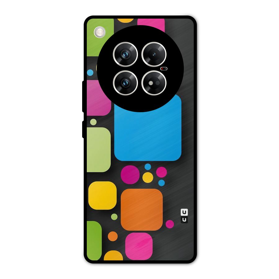 Color Boxes Abstract Metal Back Case for Infinix Zero 40 5G