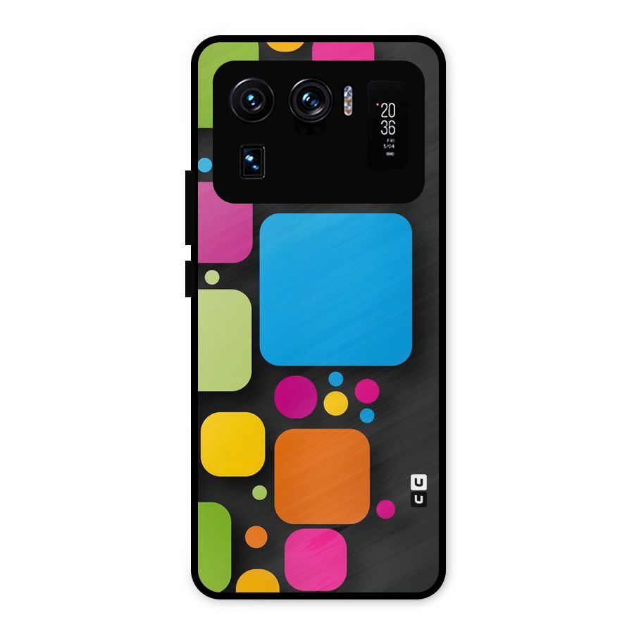 Color Boxes Abstract Metal Back Case for Mi 11 Ultra