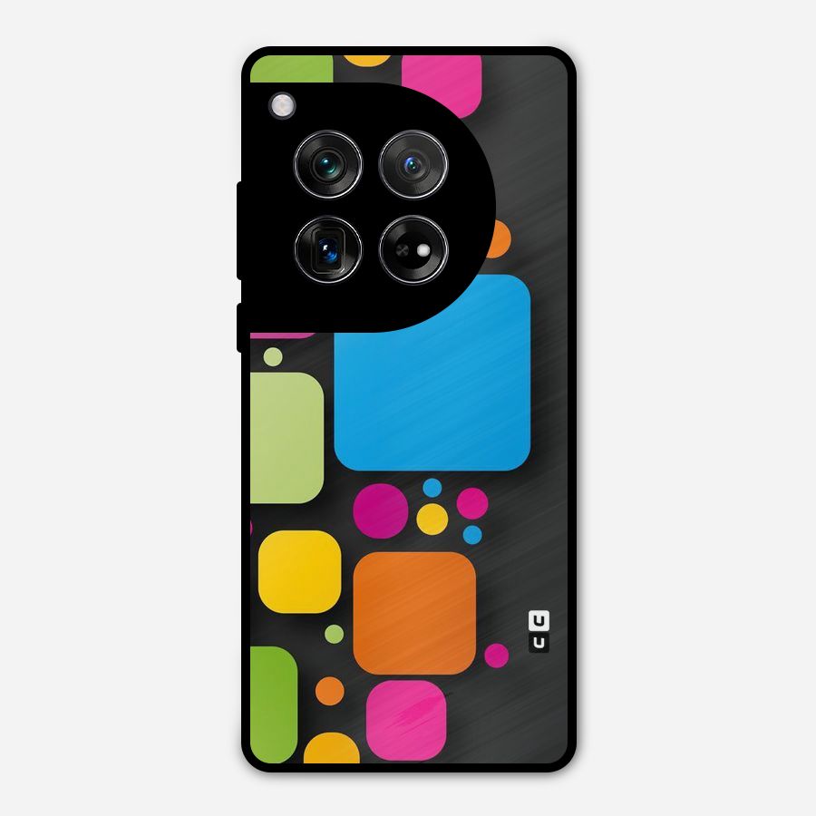 Color Boxes Abstract Metal Back Case for OnePlus 12