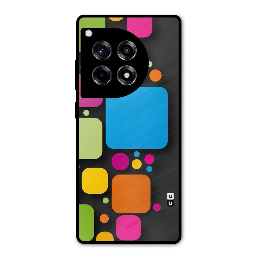 Color Boxes Abstract Metal Back Case for OnePlus 12R