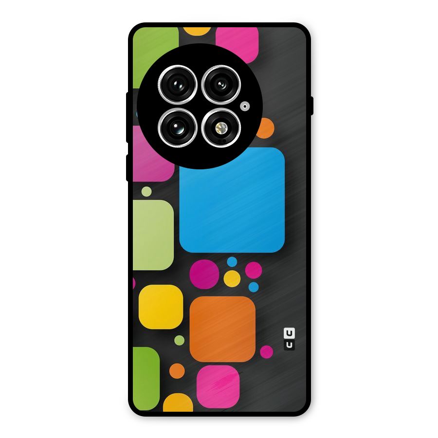 Color Boxes Abstract Metal Back Case for OnePlus 13
