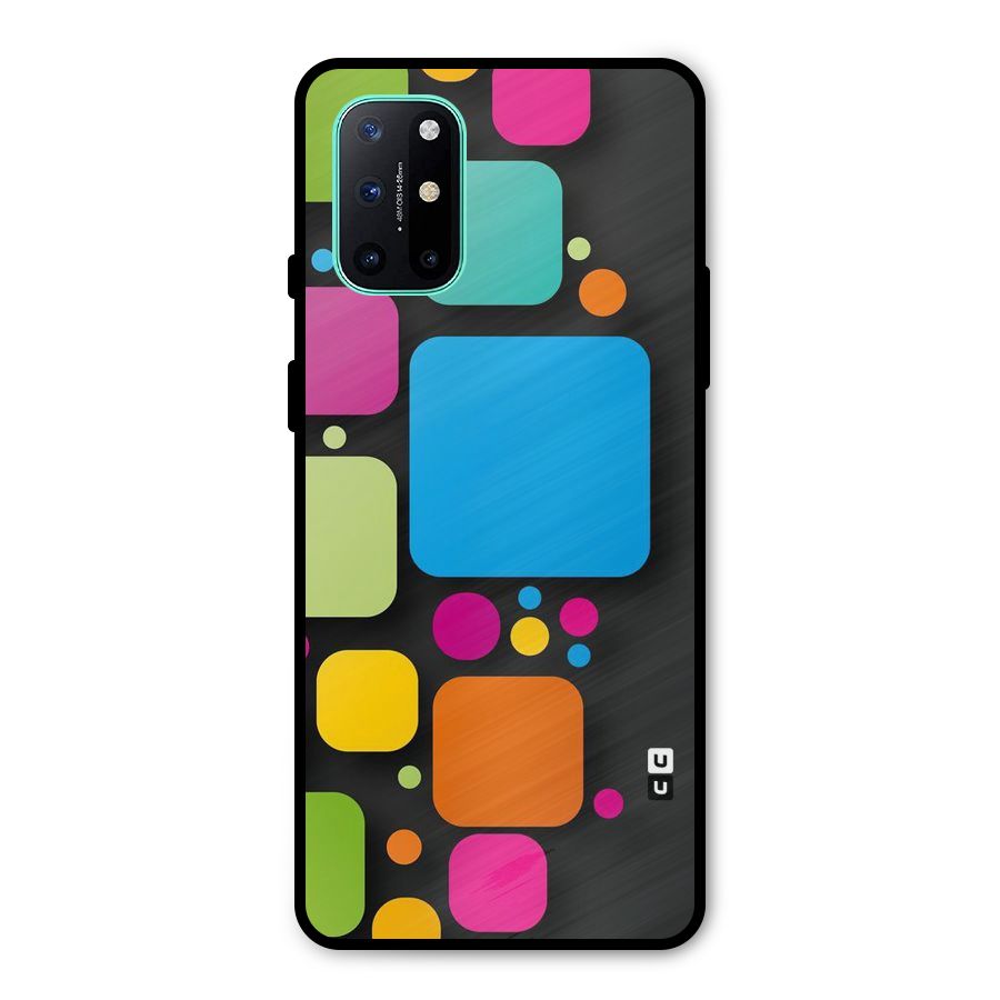 Color Boxes Abstract Metal Back Case for OnePlus 8T