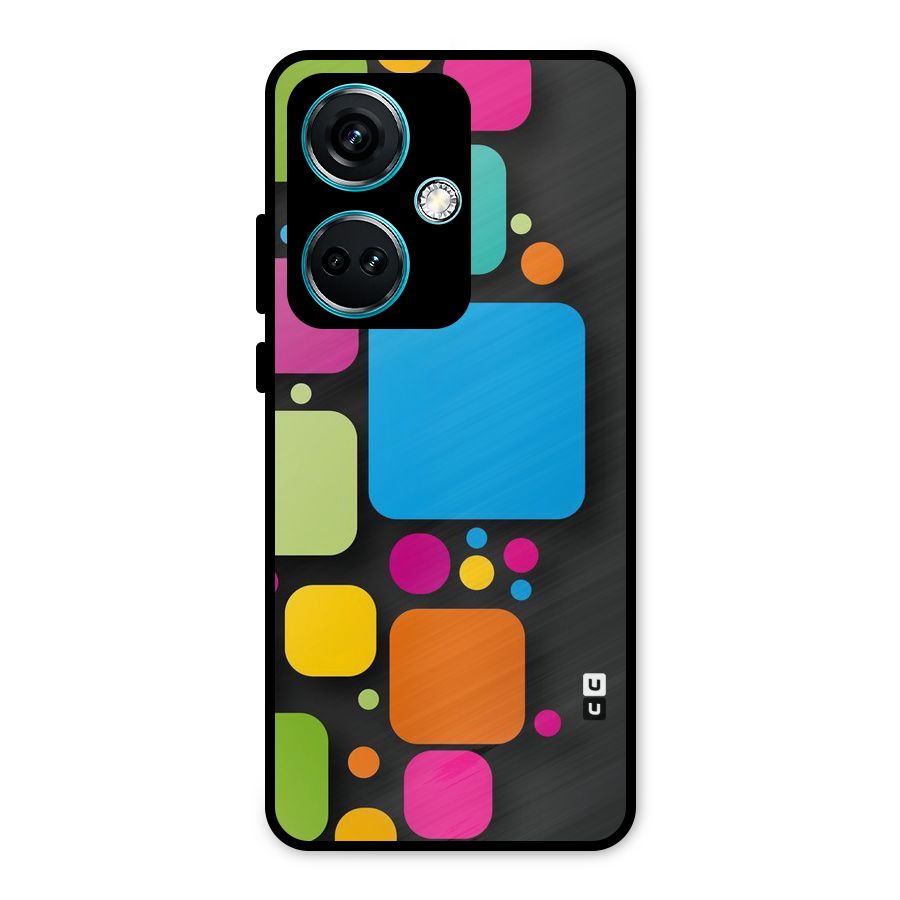 Color Boxes Abstract Metal Back Case for OnePlus Nord CE 3 5G