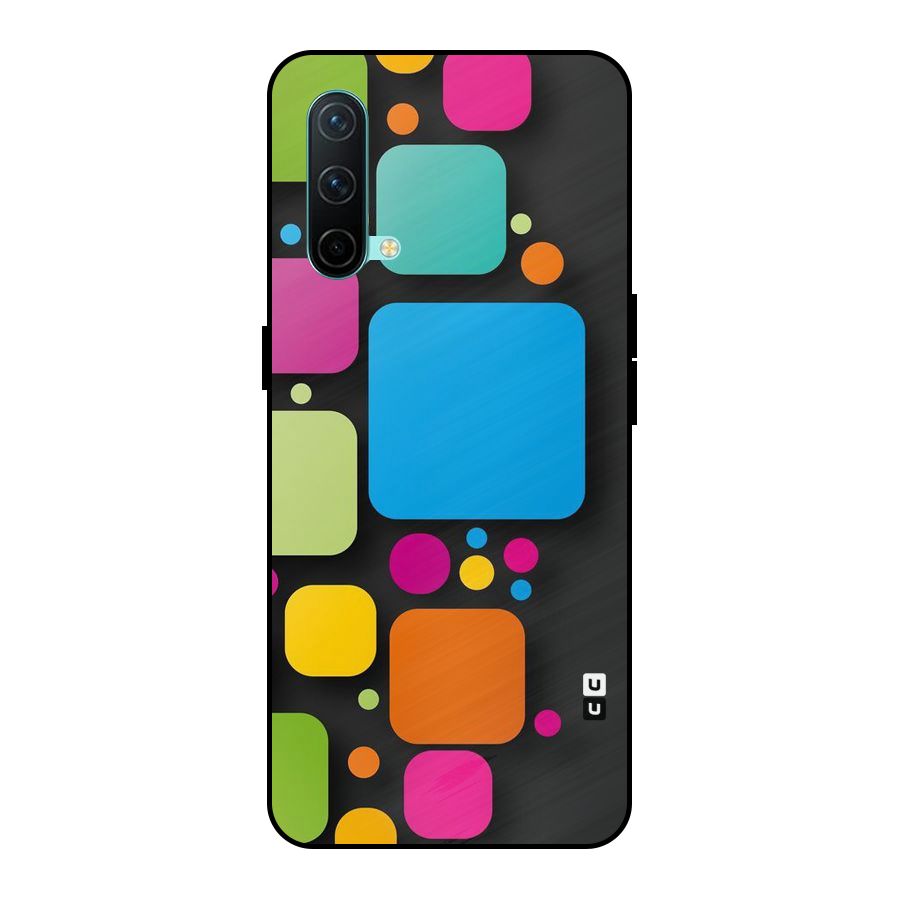 Color Boxes Abstract Metal Back Case for OnePlus Nord CE 5G