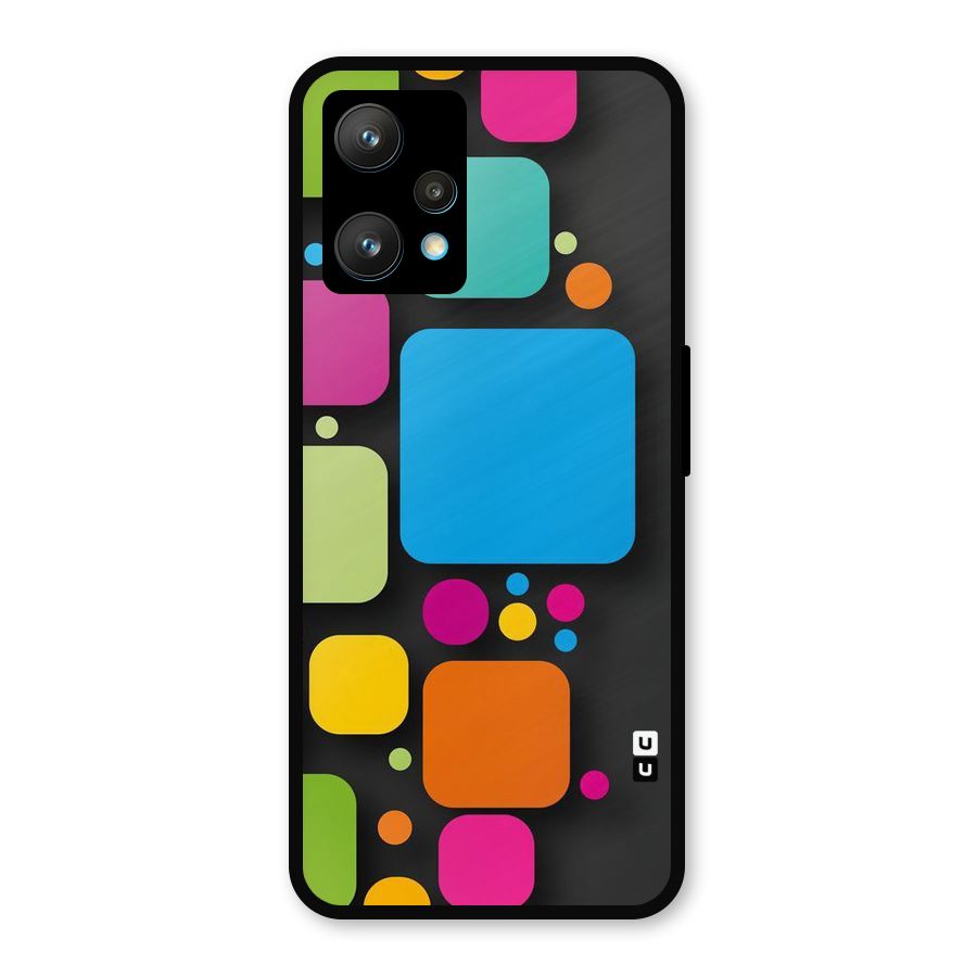 Color Boxes Abstract Metal Back Case for Realme 9 Pro Plus 5G