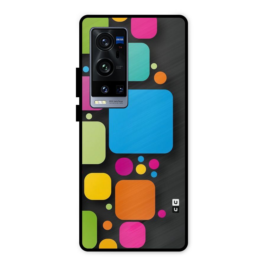 Color Boxes Abstract Metal Back Case for Vivo X60 Pro Plus