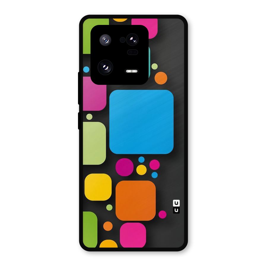 Color Boxes Abstract Metal Back Case for Xiaomi 13 Pro
