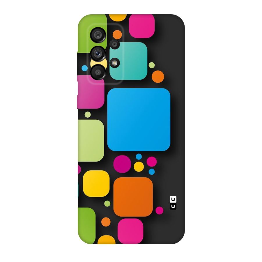 Color Boxes Abstract Original Polycarbonate Back Case for Galaxy A73 5G
