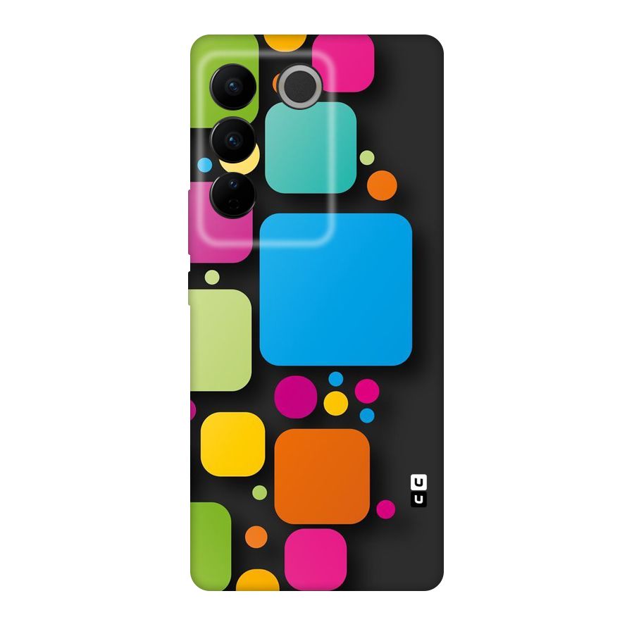 Color Boxes Abstract Original Polycarbonate Back Case for Vivo V27