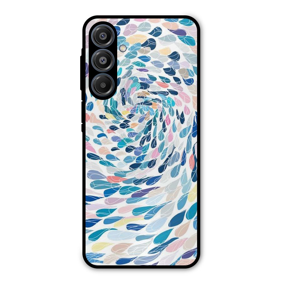 Color Droplets Swirls Metal Back Case for Galaxy A16 5G