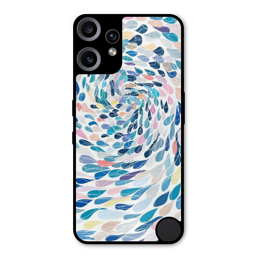 Color Droplets Swirls Metal Back Case for Nothing CMF Phone 2 Pro