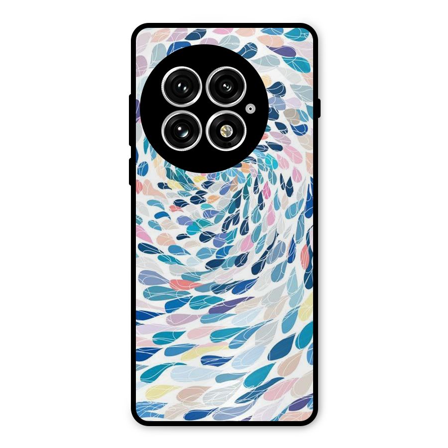 Color Droplets Swirls Metal Back Case for OnePlus 13