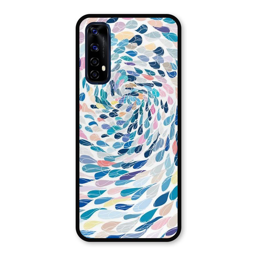 Color Droplets Swirls Metal Back Case for Realme Narzo 20 Pro