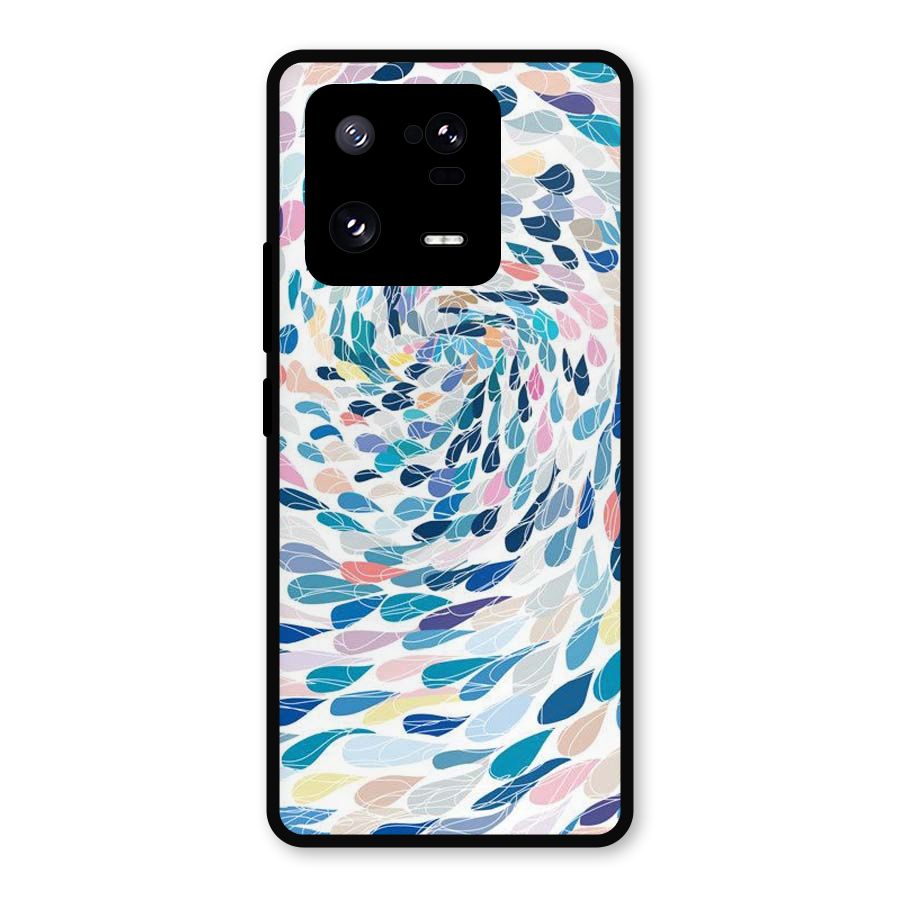 Color Droplets Swirls Metal Back Case for Xiaomi 13 Pro