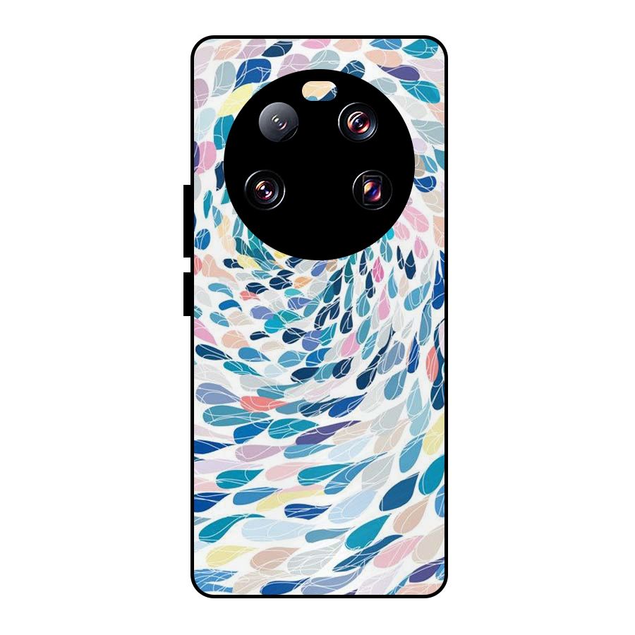 Color Droplets Swirls Metal Back Case for Xiaomi 13 Ultra