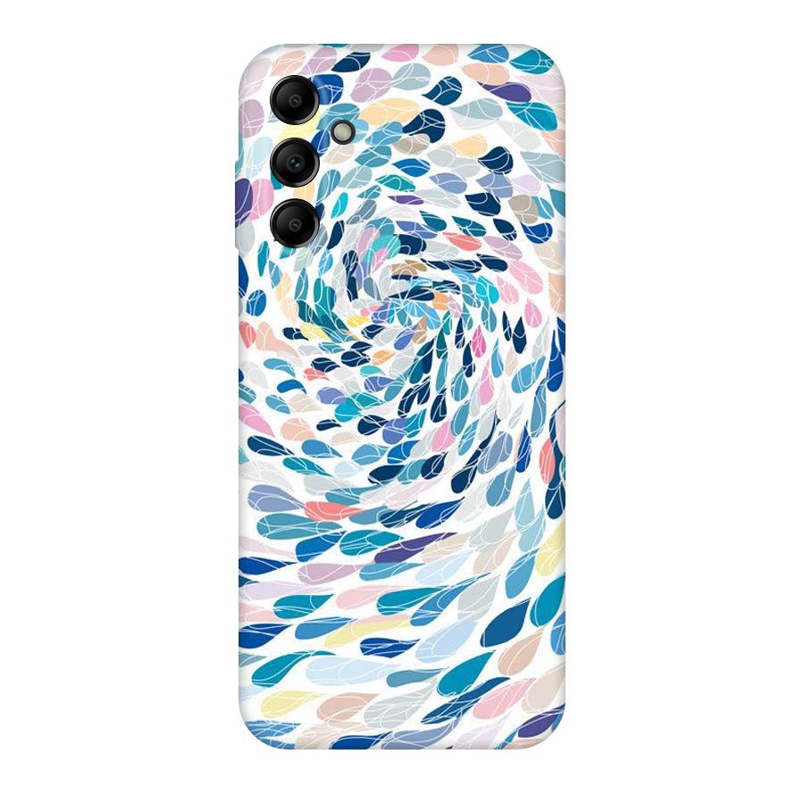 Color Droplets Swirls Original Polycarbonate Back Case for Galaxy A14 5G