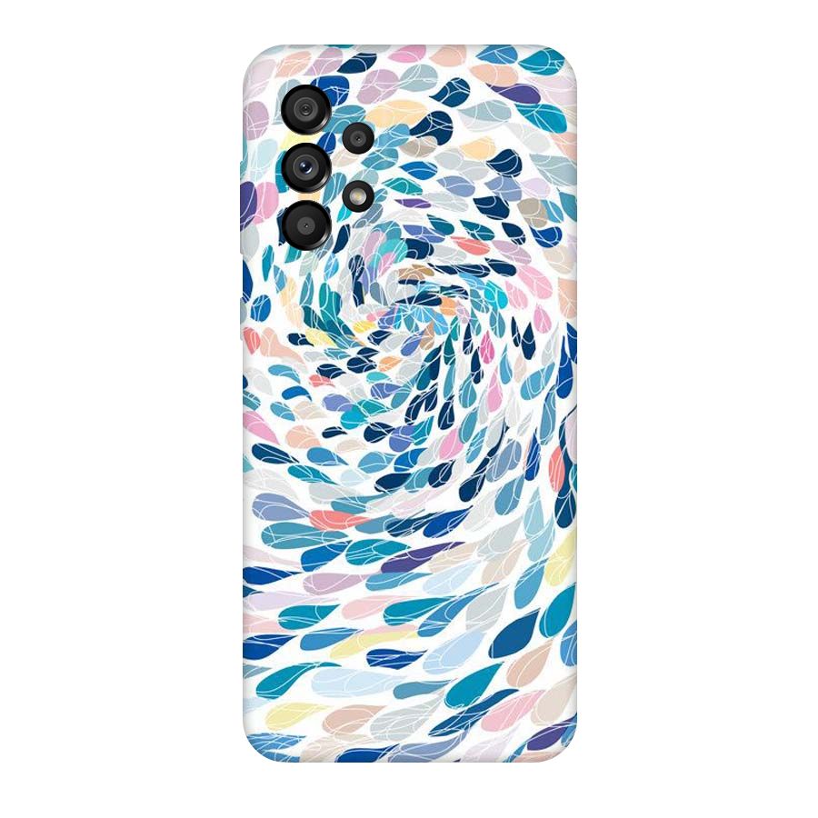 Color Droplets Swirls Original Polycarbonate Back Case for Galaxy A73 5G