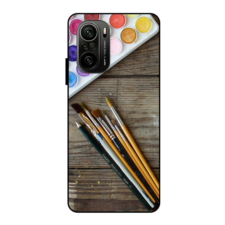 Color Palette and Brush Metal Back Case for Mi 11X Pro