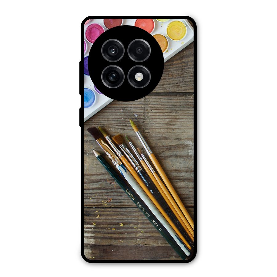 Color Palette and Brush Metal Back Case for OnePlus 13R