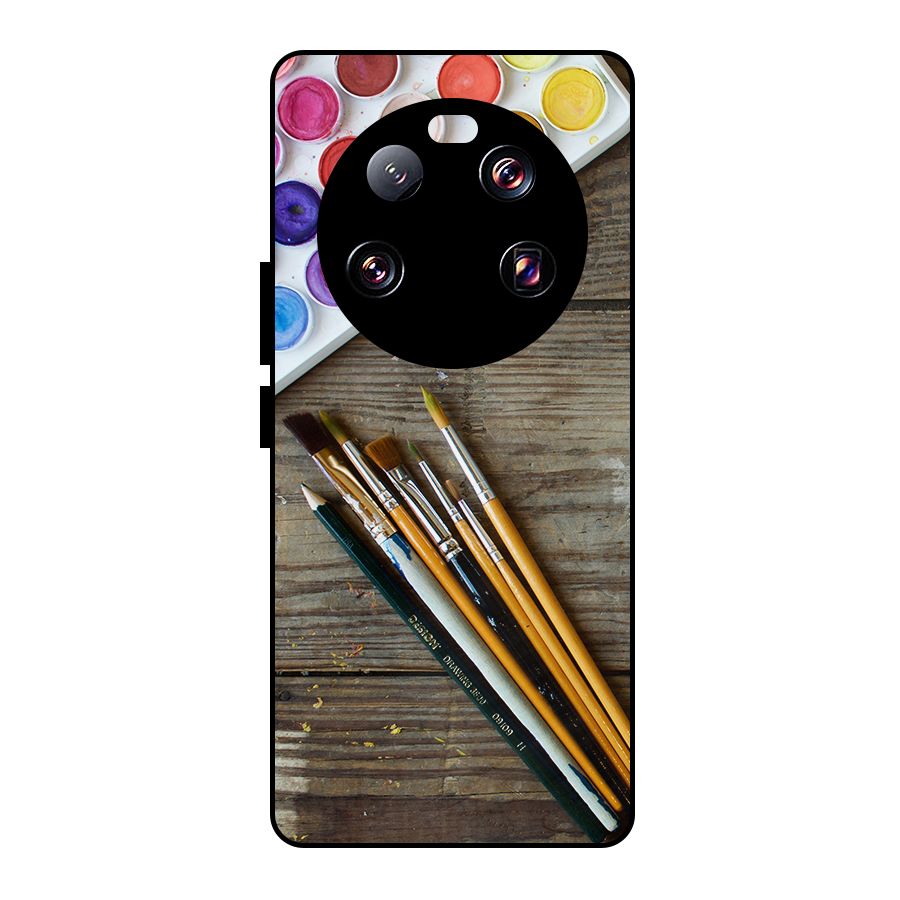 Color Palette and Brush Metal Back Case for Xiaomi 13 Ultra