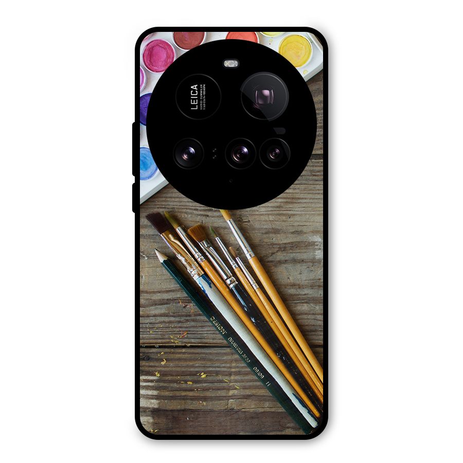 Color Palette and Brush Metal Back Case for Xiaomi 15 Ultra