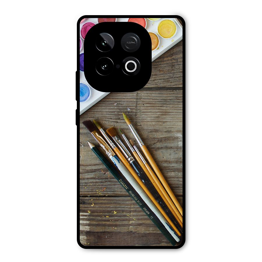 Color Palette and Brush Metal Back Case for iQOO Neo 10