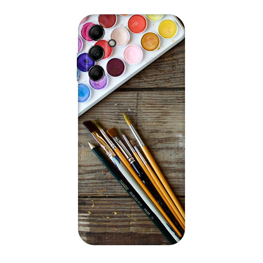 Color Palette and Brush Original Polycarbonate Back Case for Galaxy A14 5G
