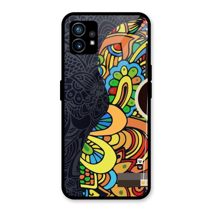 Colored Blocks Glass Back Case for Nothing Phone 1