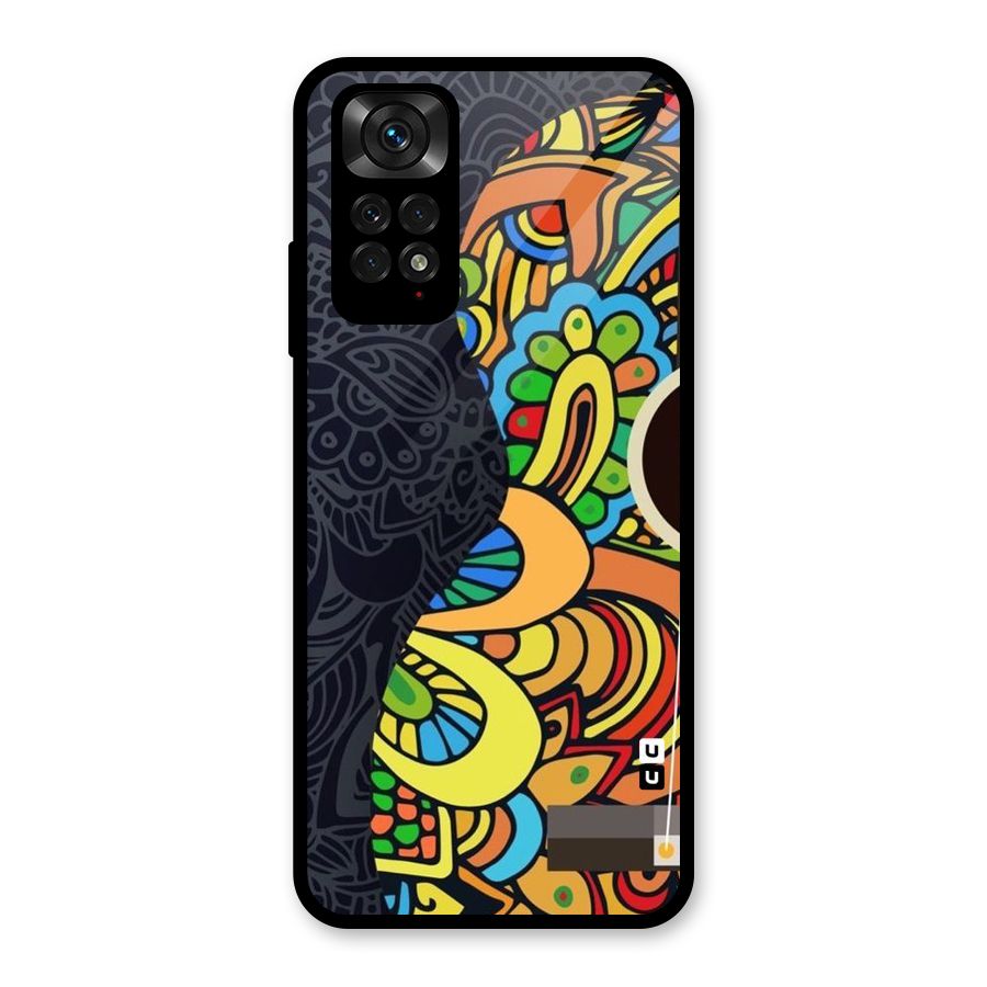 Colored Blocks Glass Back Case for Redmi Note 11S