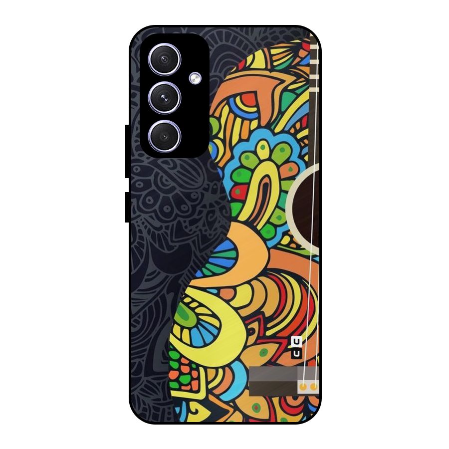 Colored Blocks Metal Back Case for Galaxy A54