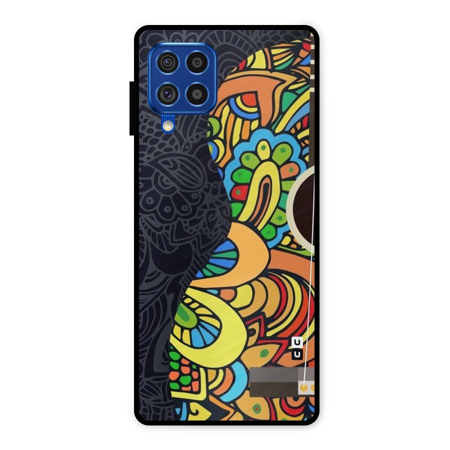 Colored Blocks Metal Back Case for Galaxy F62