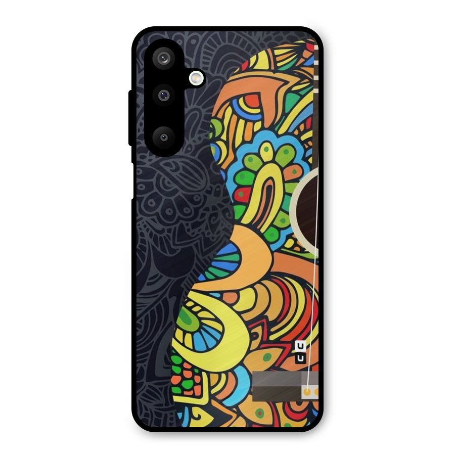 Colored Blocks Metal Back Case for Galaxy M16