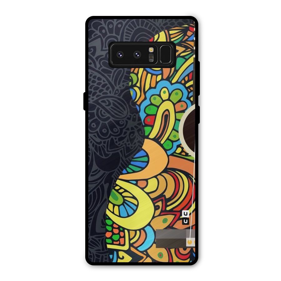 Colored Blocks Metal Back Case for Galaxy Note 8