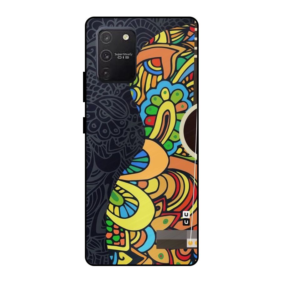 Colored Blocks Metal Back Case for Galaxy S10 Lite
