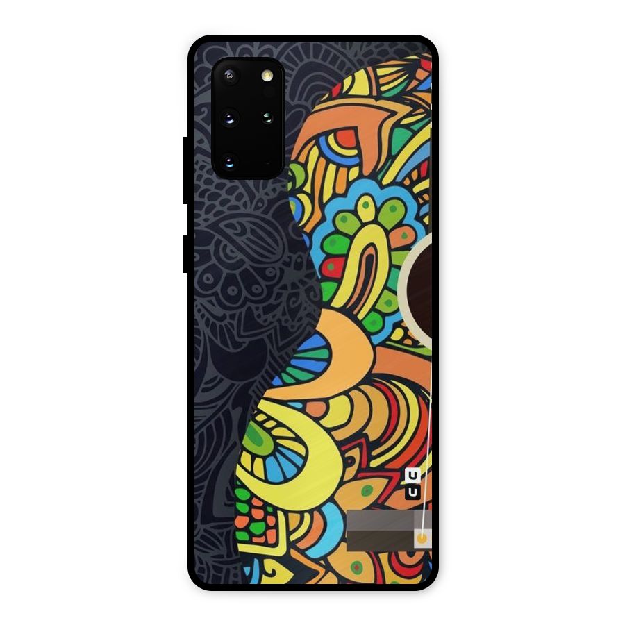 Colored Blocks Metal Back Case for Galaxy S20 Plus