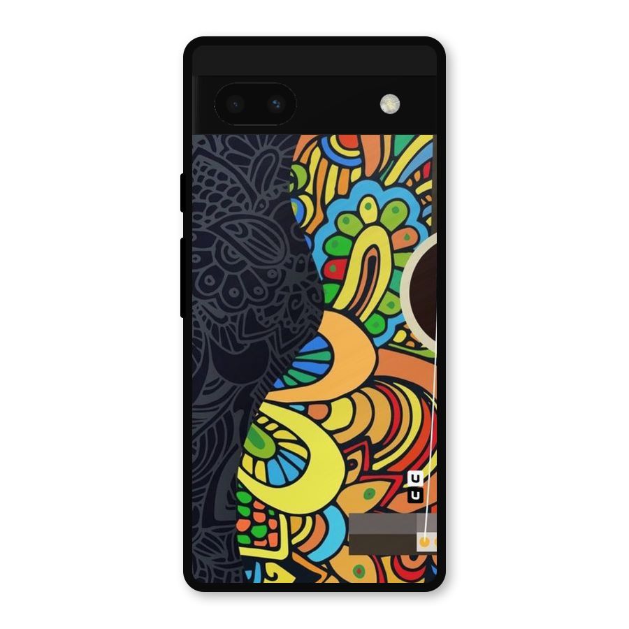 Colored Blocks Metal Back Case for Google Pixel 6a