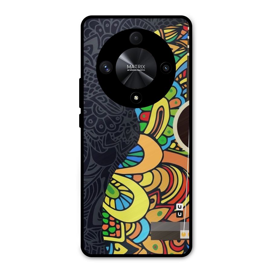 Colored Blocks Metal Back Case for Honor X9b