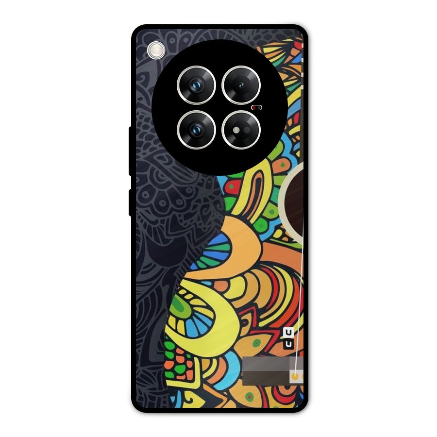 Colored Blocks Metal Back Case for Infinix Zero 40 5G