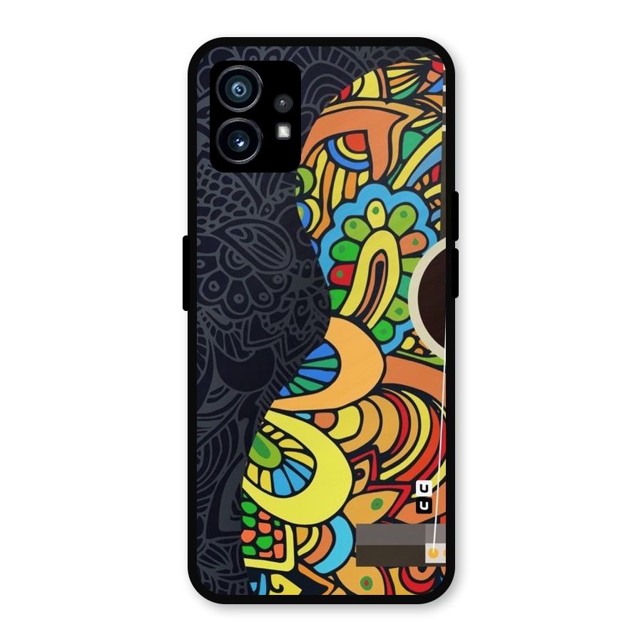 Colored Blocks Metal Back Case for Nothing Phone 1