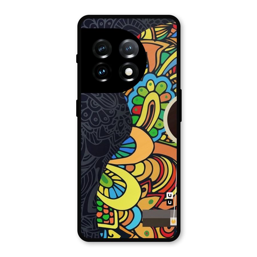 Colored Blocks Metal Back Case for OnePlus 11