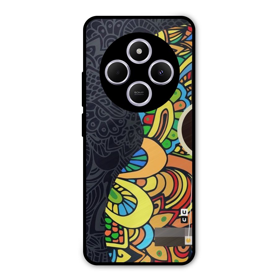 Colored Blocks Metal Back Case for Poco M7