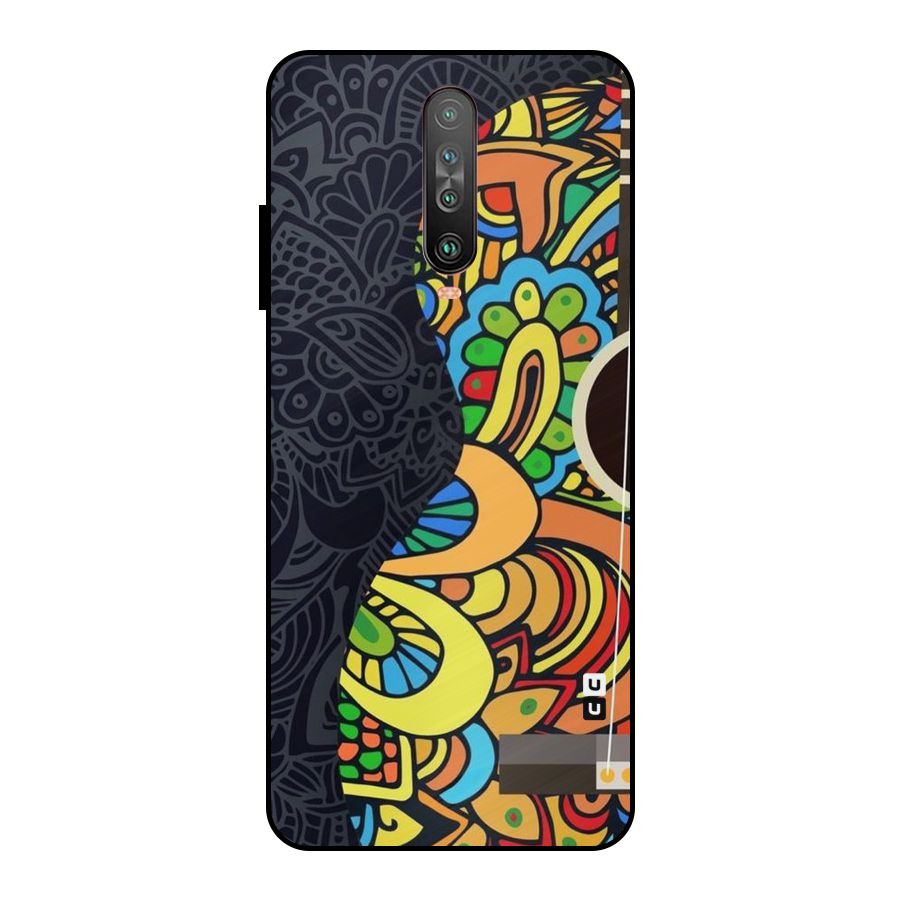 Colored Blocks Metal Back Case for Poco X2