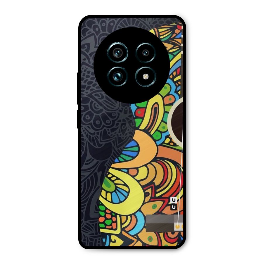 Colored Blocks Metal Back Case for Realme 13 Pro Plus