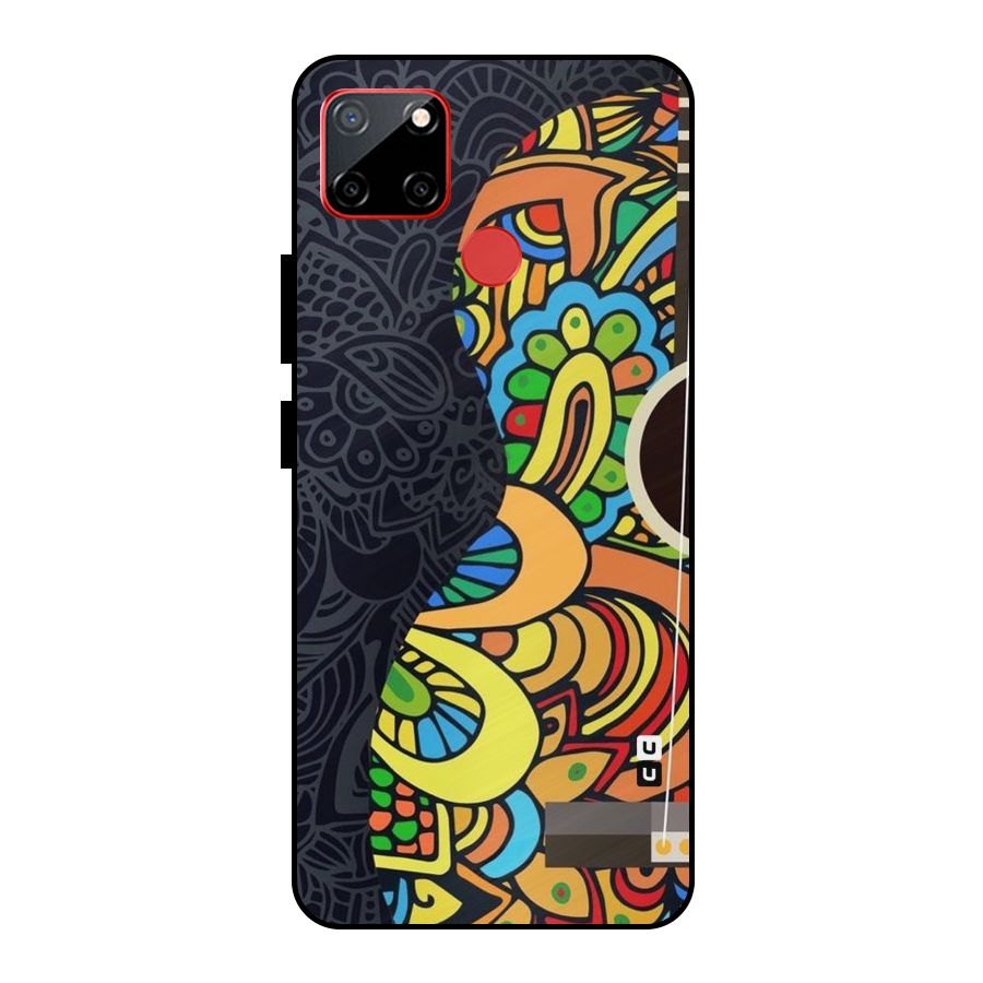 Colored Blocks Metal Back Case for Realme C12