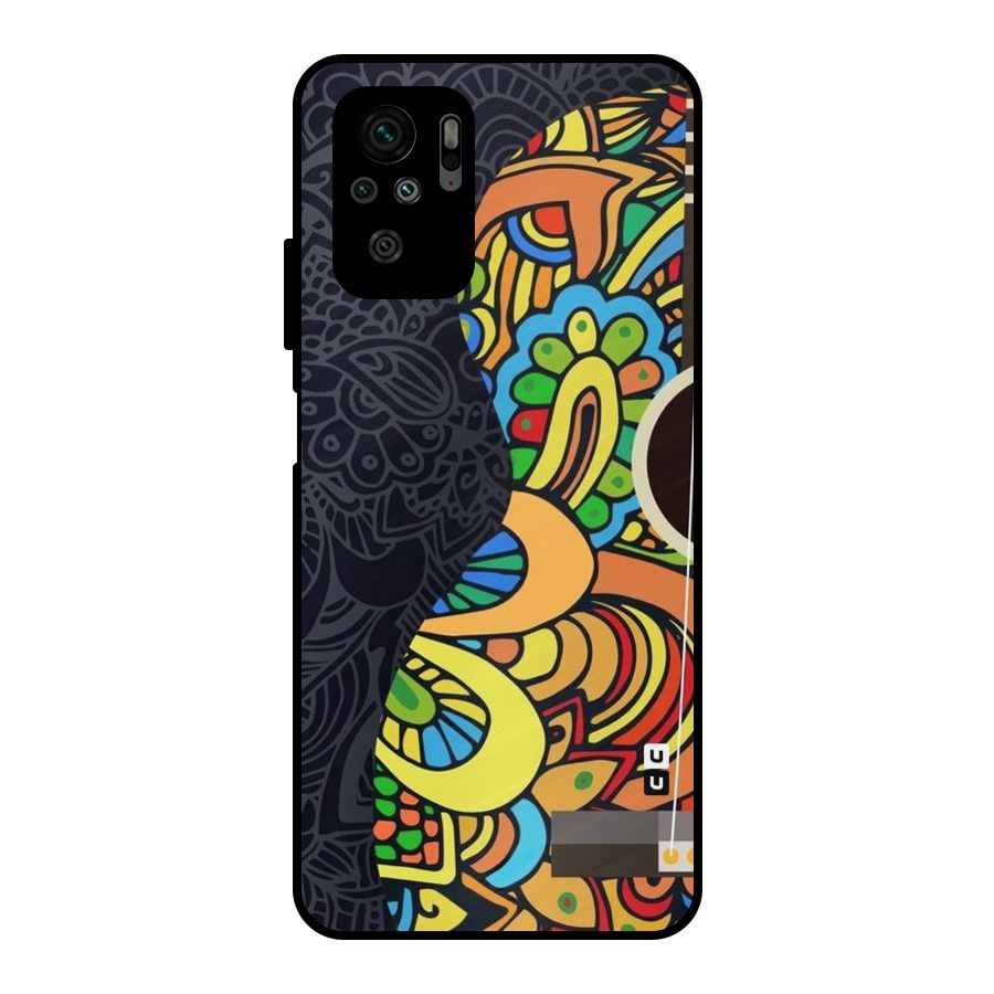 Colored Blocks Metal Back Case for Redmi Note 10S