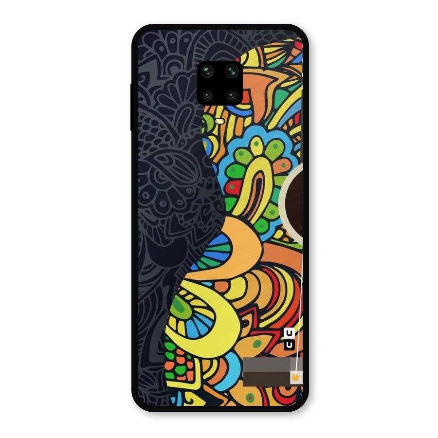 Colored Blocks Metal Back Case for Redmi Note 10 Lite