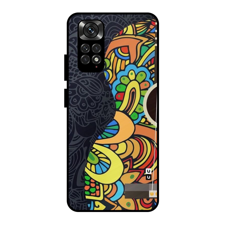 Colored Blocks Metal Back Case for Redmi Note 11 Pro