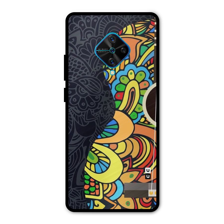 Colored Blocks Metal Back Case for Vivo S1 Pro